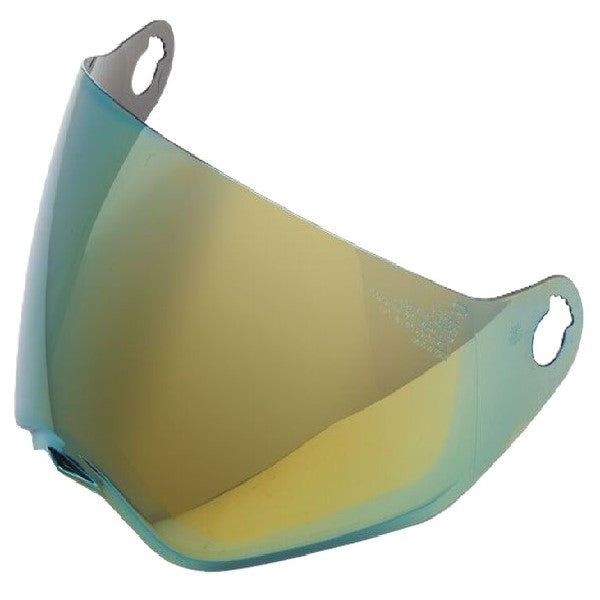 Visière de Moto MX-9 Adventure Or incliné de face