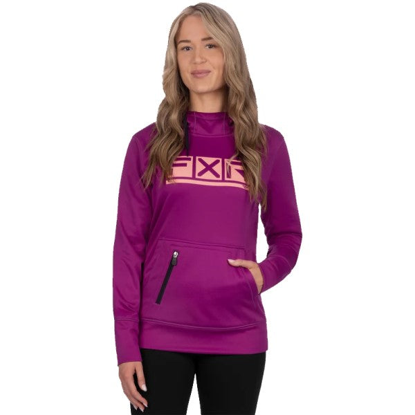 Coton Ouaté Podium Tech Femme FXR mauve