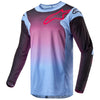 Chandail de Motocross Racer Hoen Alpinestars mauve et bleu