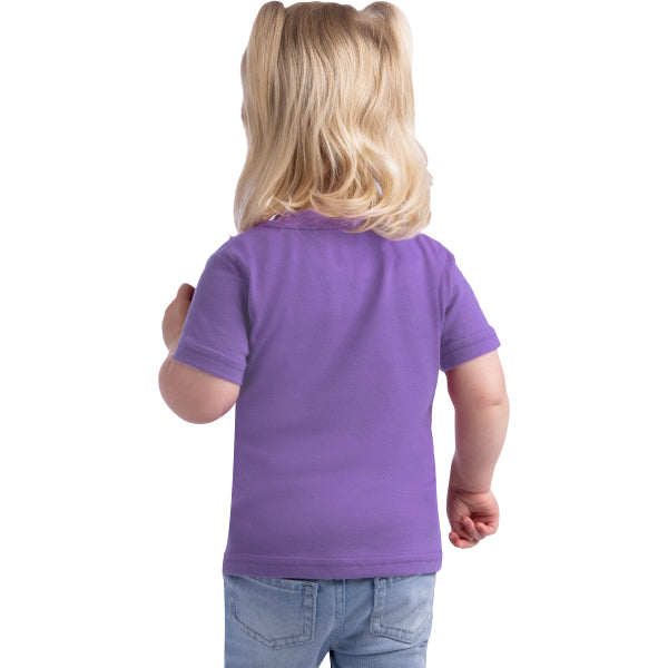T-Shirt Nala Premium Enfant Mauve essayage de dos