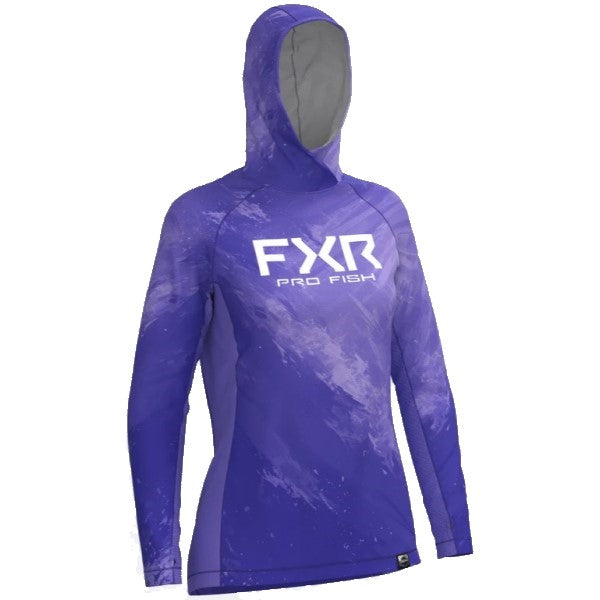 Coton Ouaté Derby Swell Air UPF Femme FXR mauve, de face