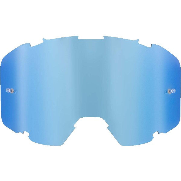 Lentille de Motocross Simple Avec Tige Maverick FXR Fumé/Bleu