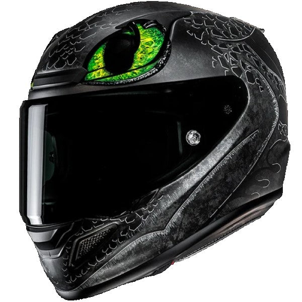 Casque Intégral de Moto RPHA 12 TOOTHLESS, côté gauche