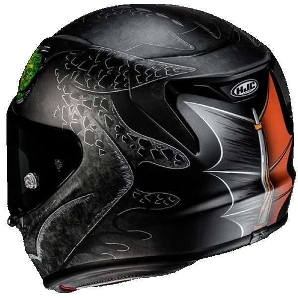 Casque Intégral de Moto RPHA 12 TOOTHLESS, Arrière 