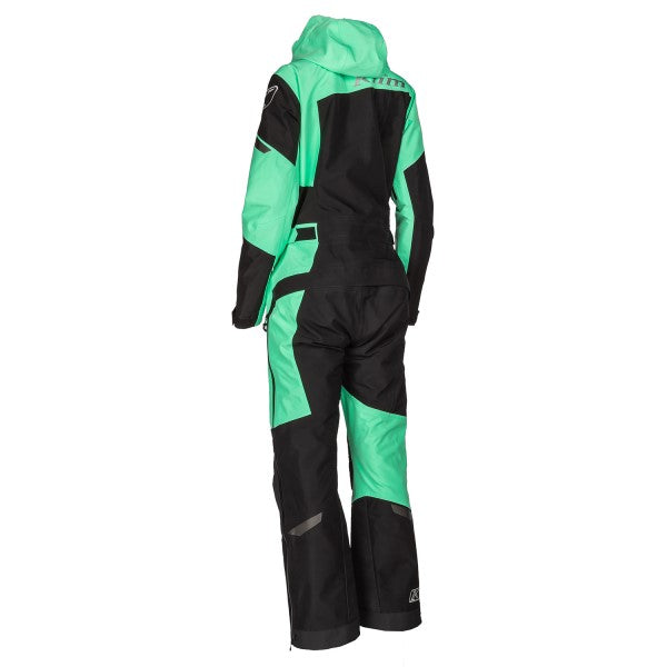 Ensemble de Motoneige Shredsa Femme - Liquidation/Klim/turquoise, de dos