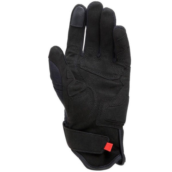 Gants de Moto Textile MIG 3 Air Noir/Rouge Paume - Liquidation