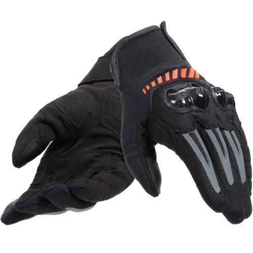 Gants de Moto Textile MIG 3 Air Noir/Rouge - Liquidation