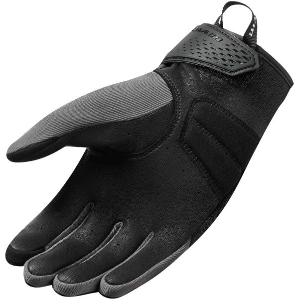 Gants de Moto Ventilé Mosca 2 Noir/Gris de l'intérieur