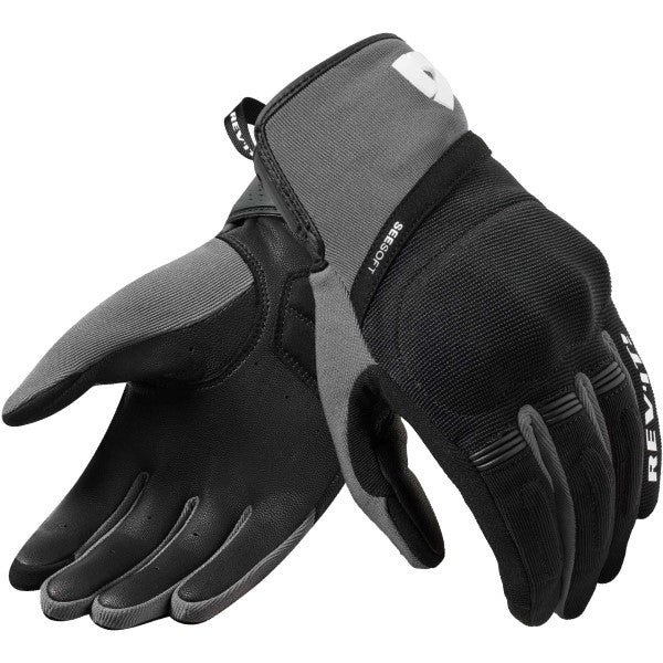 Gants de Moto Ventilé Mosca 2 Noir/Gris de l'extérieur