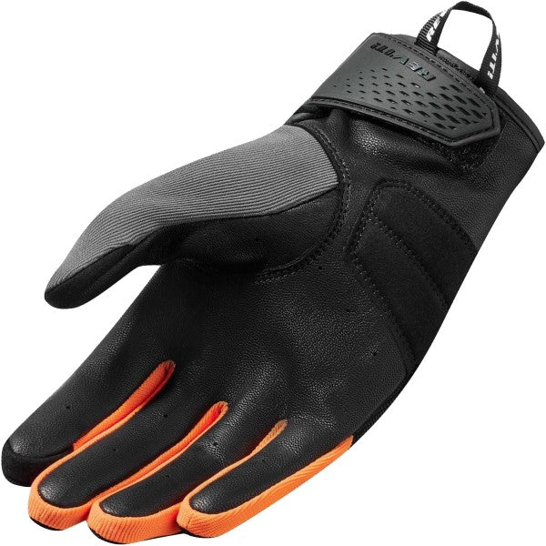 Gants de Moto Ventilé Mosca 2 Noir/Orange de l'intérieur