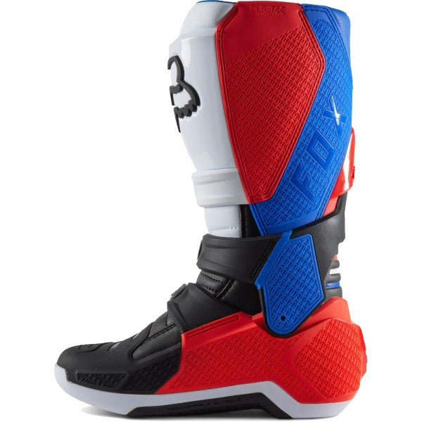 Bottes de Motocross Motion Unity LE Bleu/Blanc/Rouge de droite