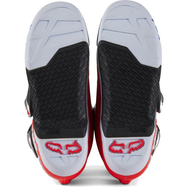 Bottes de Motocross Motion Unity LE Bleu/Blanc/Rouge en paire de dessous