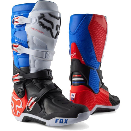 Bottes de Motocross Motion Unity LE Bleu/Blanc/Rouge en paire