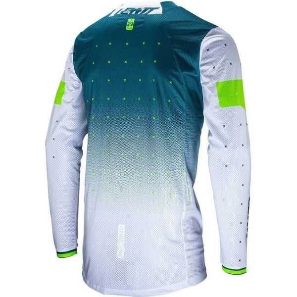 Chandail de Motocross 4.5 Lite Blanc/Vert de dos