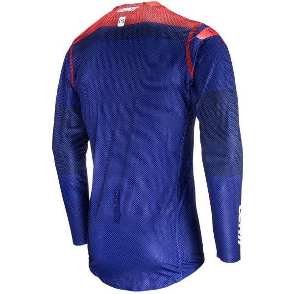 Chandail de Motocross 5.5 Ultraweld Leatt Bleu/Rouge Dos