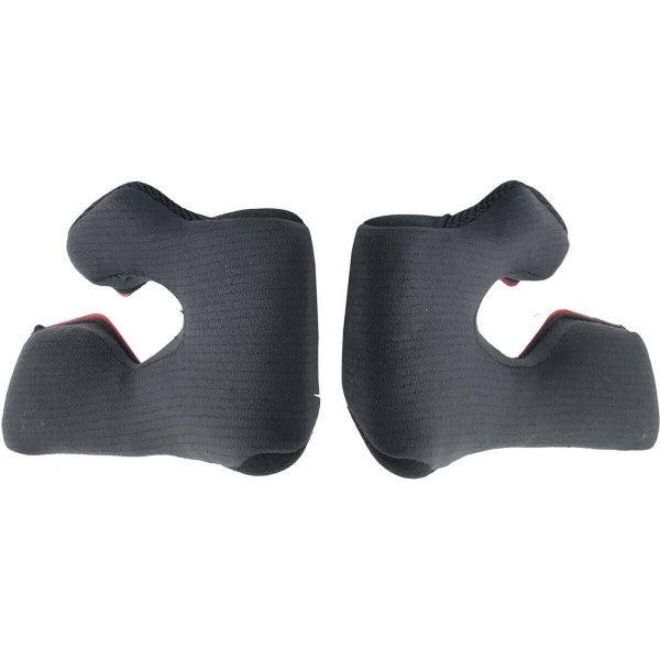 Coussinets de Joues pour Casque Moto 8.5/9.5 Noir intérieur en paire