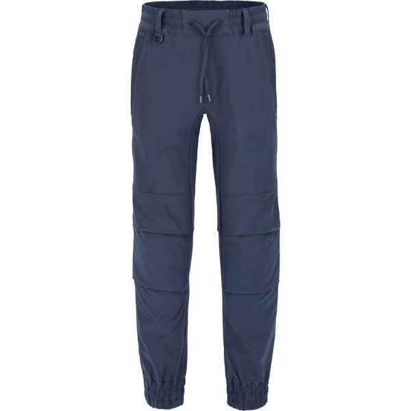 Pantalon de Moto Jogger Bleu, de face