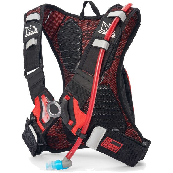 Sac d'Hydratation MTB Hydro Rouge 3 Litres de dos