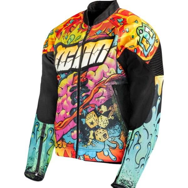 Manteau de Moto Scatterbrain Icon multicolore