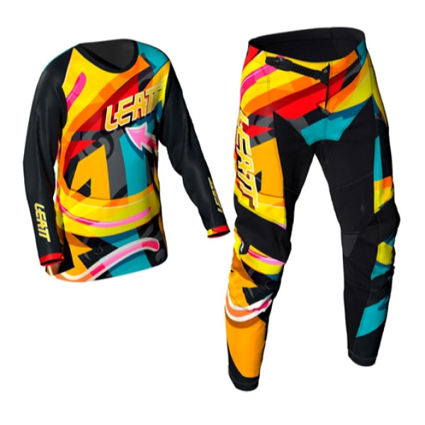 Ensemble de Motocross Ride 3.5 Enfant Leatt multicolore