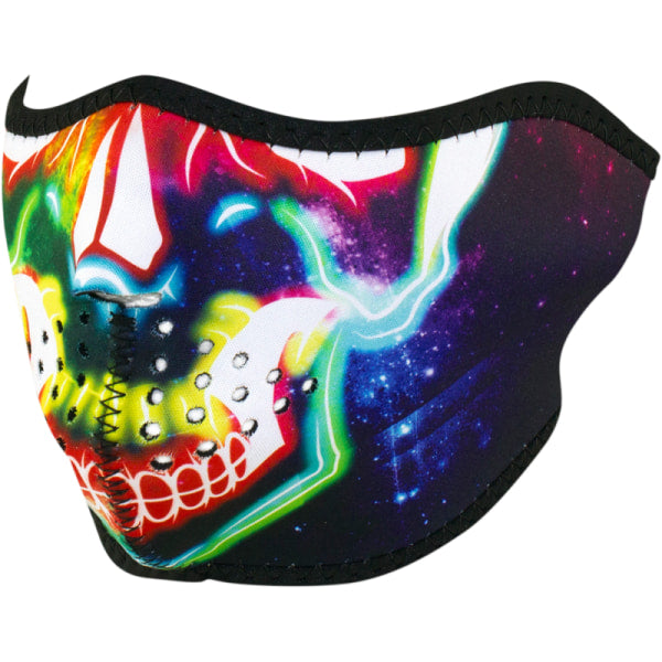 Demi-Masque de Moto Néoprène - Zan Head Gear multicolore