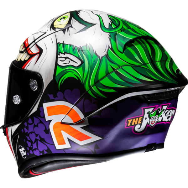 Casque Intégral de Moto RPHA 1 Joker DC HJC multicolore, arrière