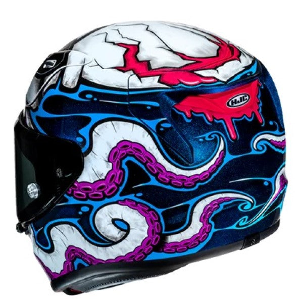 Casque Intégral de Moto RPHA 12 Kraken HJC multicolore, arrière