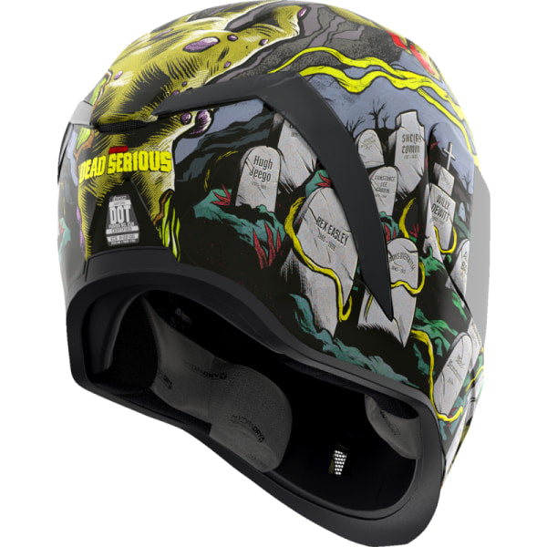 Casque Intégral de Moto Airform MIPS Dead Serious Multicolore incliné de dos