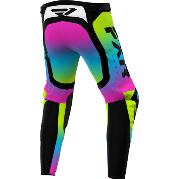 Pantalons Revo MX LE Pro Bleu/Vert/Rose Derrière