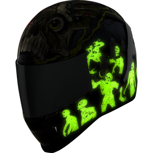 Casque Intégral de Moto Airform MIPS Dead Serious Multicolore Fluorescent incliné de face
