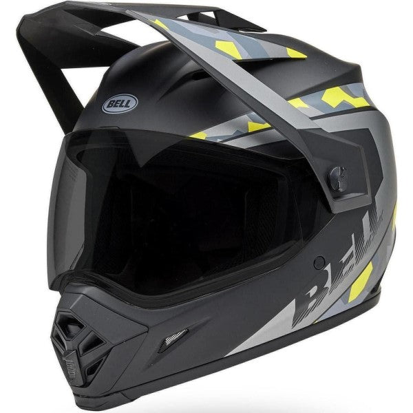 Casque Aventure MIPS Mesa MX-9 Gris/Jaune incliné de droite