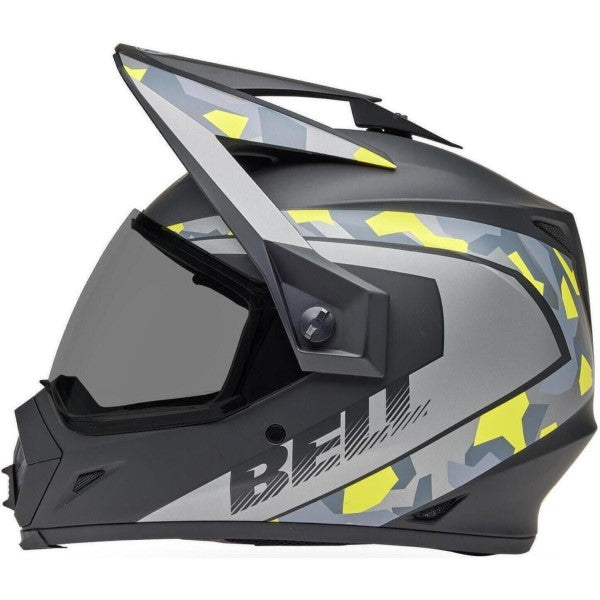 Casque Aventure MIPS Mesa MX-9 Gris/Jaune de droite
