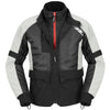 Manteau de Moto Net H2Out Noir/Blanc de devant