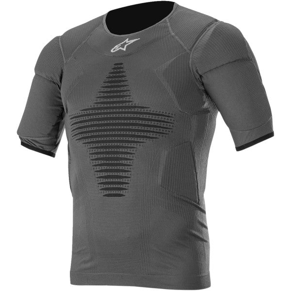 Chandail de Protection de Motocross Roost Base Layer Alpinestars noir, de face