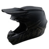 Casque de Motocross GP Pro Mono MIPS Junior Troy Lee Designs noir, de 3/4
