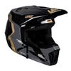 Casque de Motocross 3.5 V25 Junior Leatt noir, de 3/4