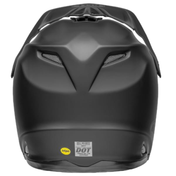 Casque Moto-9 Junior Mips noir derrière