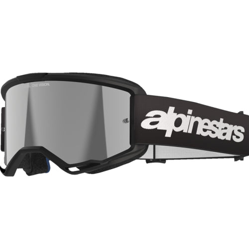 Lunette de Motocross Vision 3 Wordmark Lentille Miroir Alpinestars noir