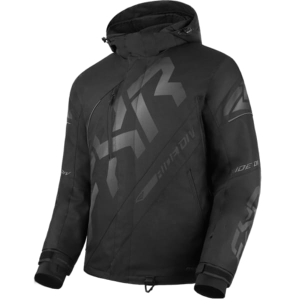 Manteau de Motoneige CX noir ops, de face