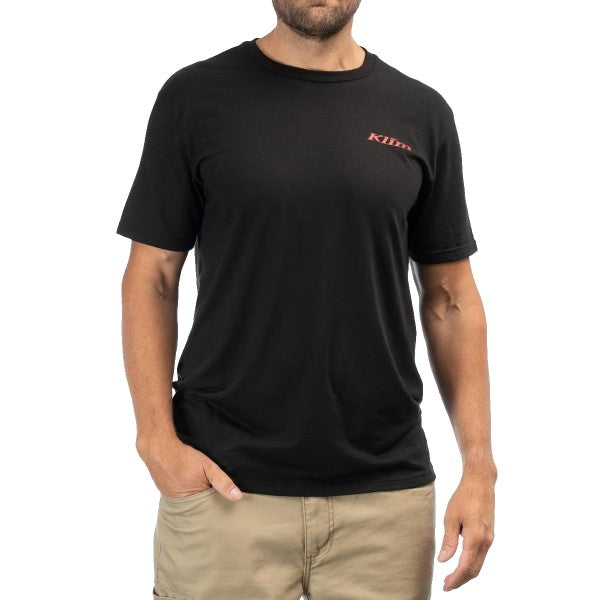 T-Shirt Mountain Peak Tri-blend Klim noir