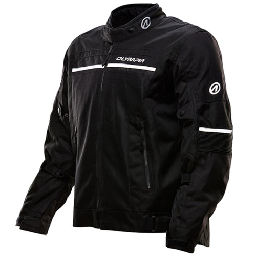 Manteau Imperméable de Moto Airglide 7 Olympia Motosports noir