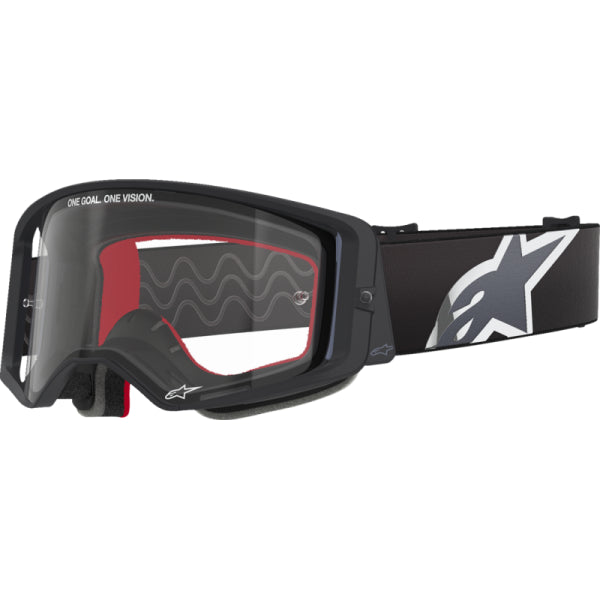 Lunette de Motocross Supertech Corp Lentille Claire Alpinestars noir