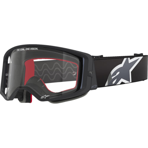 Lunette de Motocross Supertech Corp Lentille Claire Alpinestars noir