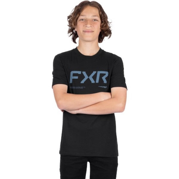T-Shirt Hydrogen Premium Junior Noir Bleu
