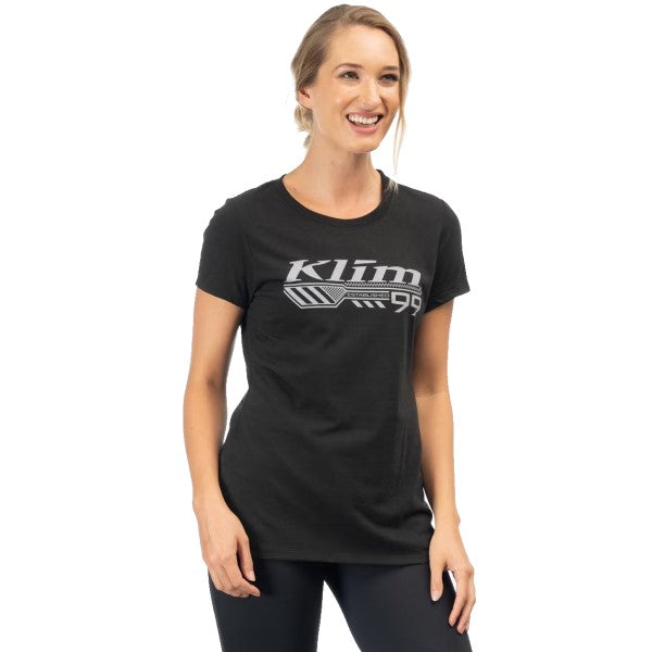 T-Shirt Foundation Tri-blend Femme Klim noir