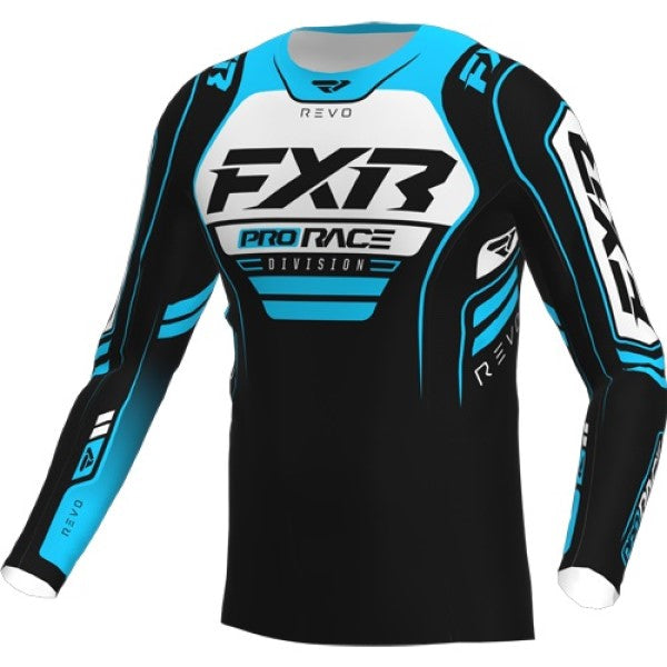 Chandail de Motocross Revo Junior  Noir Bleu