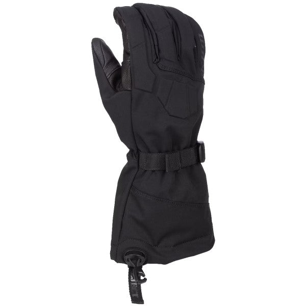 Gants de Motoneige Togwotee Klim noir, dessus