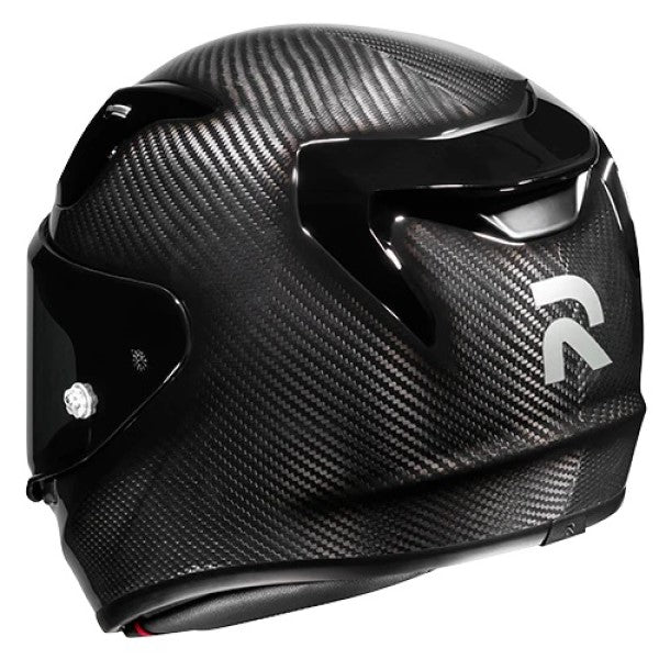 Casque Intégral de Moto RPHA 12 Carbone HJC noir, arrière