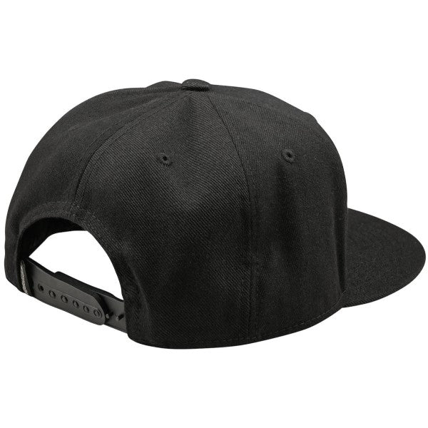 Casquette à Visière Plate Signature Troy Lee Designs noir, arrière