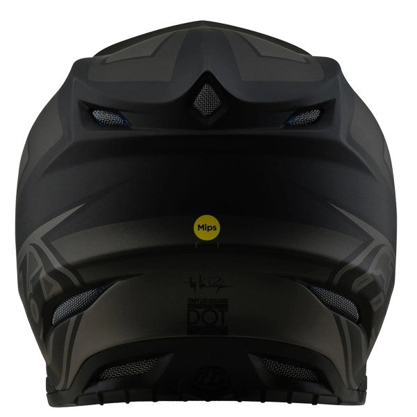 Casque de Motocross SE5 Composite Mono MIPS Troy Lee Designs noir, arrière